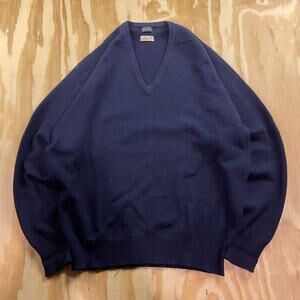 Brooks Brothers Navy Cashmere Sweater Vest – Made in England – Size 44 (L)